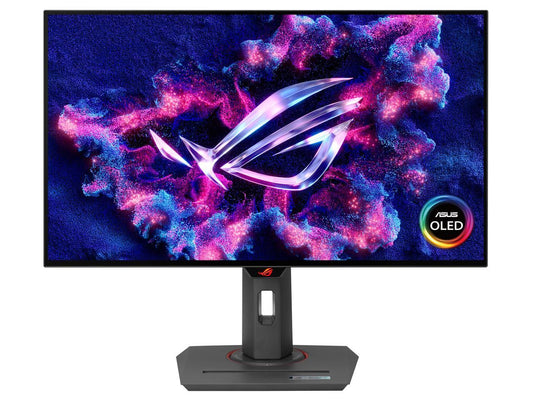 Asus OLED XG27AQDMG gaming monitor - 27-inch1440p glossy WOLED panel, 240 Hz, 0.03 ms, custom heatsink, Anti-flicker, G-SYNC® compatible, 99% DCI-P3,OLED Anti-flicker/OLED Care, DisplayWidget Cente