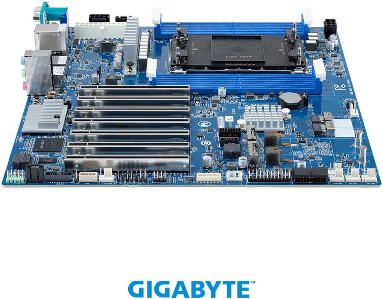 Gigabyte MW83-RP0 Intel® Xeon® W Workstation Board, Single processor, LGA 4677, Intel® W790 Chipset, 8-Channel DDR5 RDIMM/3DS-RDIMM, 8 x DIMMs, ASPEED® AST2600 BMC.