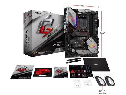 ASRock Phantom Gaming B550 PG VELOCITA AM4 AMD B550 SATA 6Gb/s ATX AMD Motherboard