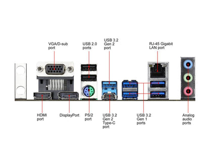 ASRock B550M PRO4 AM4 AMD B550 SATA 6Gb/s Micro ATX AMD Motherboard