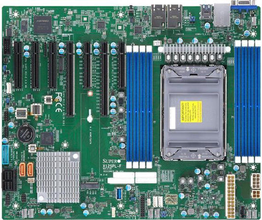 SUPERMICRO MBD-X12SPL-F-O ATX Server Motherboard, Socket LGA-4189, support 3rd Gen Intel Xeon Scalable processors.