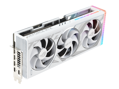 ASUS ROG Strix GeForce RTX 4090 White OC Edition Gaming Graphics Card (PCIe 4.0, 24GB GDDR6X, HDMI 2.1a, DisplayPort 1.4a) ROG-STRIX-RTX4090-O24G-WHITE