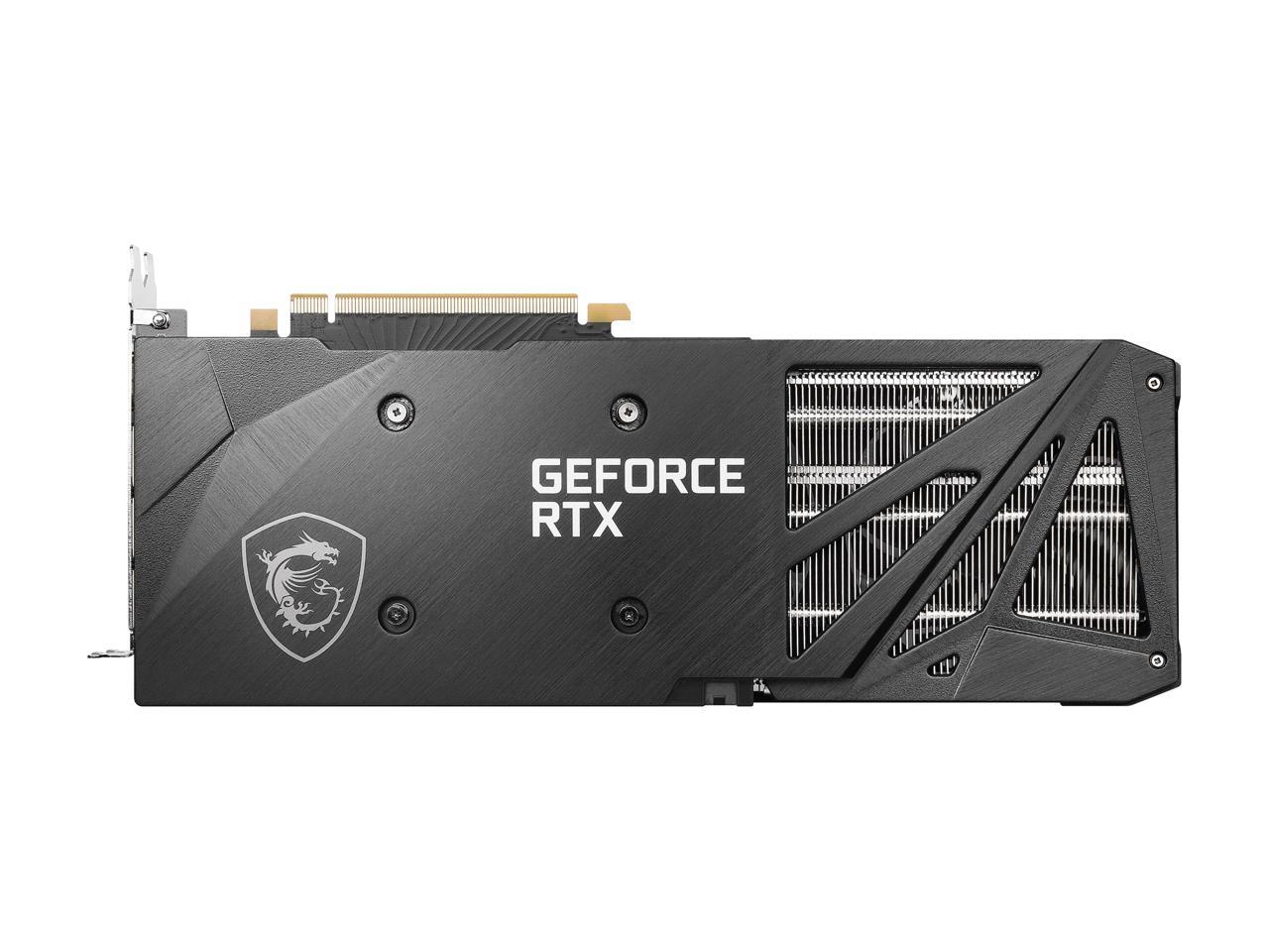 MSI Ventus GeForce RTX 3060 12GB GDDR6 PCI Express 4.0 Video Card RTX 3060 Ventus 3X 12G OC