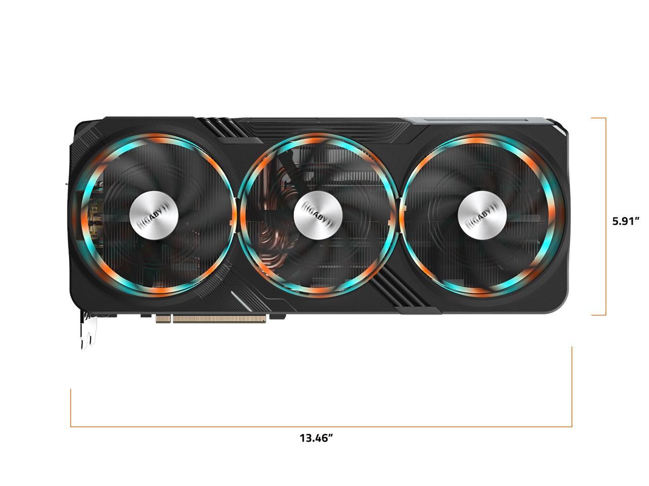 GIGABYTE GeForce RTX 4080 SUPER GAMING OC 16G Graphics Card, 3x WINDFORCE Fans, 16GB 256-bit GDDR6X, GV-N408SGAMING OC-16GD Video Card