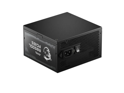 MSI - MAG A850GL PCIE 5.0, 80 GOLD Fully Modular Gaming PSU, 12VHPWR Cable, ATX 3.0 Compatible, 850W Power Supply