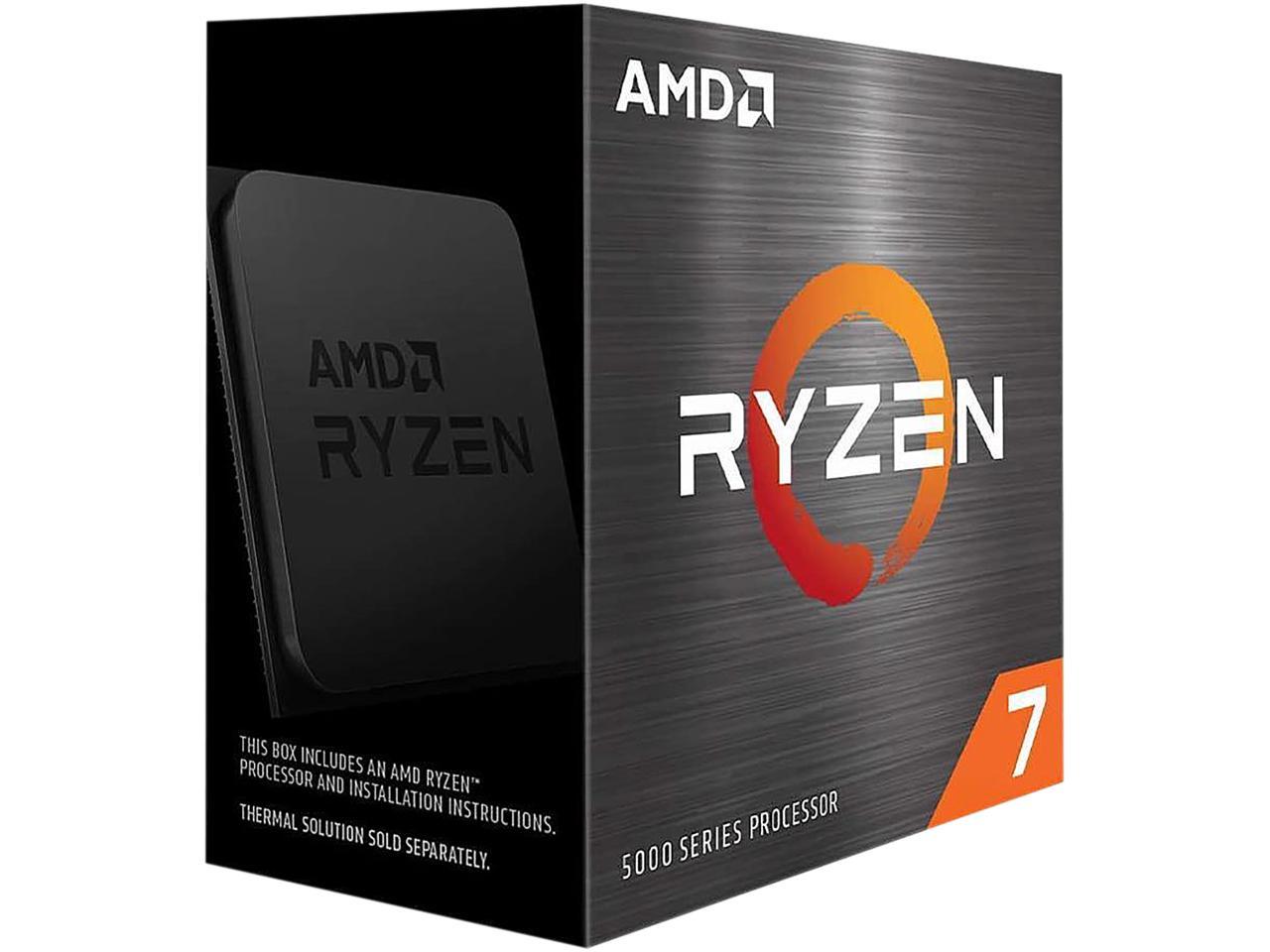 AMD Ryzen 7 5700X - Ryzen 7 5000 Series 8-Core 3.4 GHz Socket AM4 65W None Integrated Graphics Desktop Processor - 100-100000926WOF