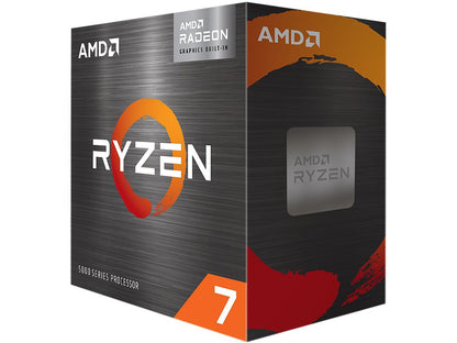 AMD Ryzen 7 5700G - Ryzen 7 5000 G-Series Cezanne (Zen 3) 8-Core 3.8 GHz Socket AM4 65W AMD Radeon Graphics Desktop Processor - 100-100000263BOX