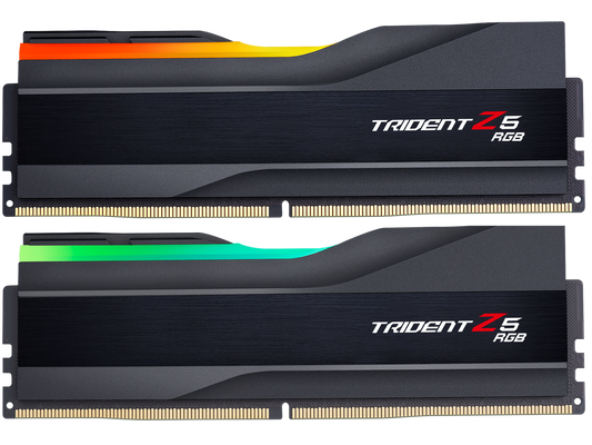 G.SKILL Trident Z5 RGB Series 64GB (2 x 32GB) 288-Pin PC RAM DDR5 6400 (PC5 51200) Desktop Memory Model F5-6400J3239G32GX2-TZ5RK