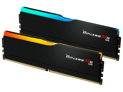 G.SKILL Ripjaws M5 RGB Series 96GB (2 x 48GB) 288-Pin PC RAM DDR5 5200 (PC5 41600) Desktop Memory Model F5-5200J4040A48GX2-RM5RK