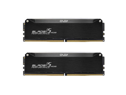 OLOy Blade RGB (OLOY) 32GB (2 x 16GB) 288-Pin PC RAM DDR5 6000 (PC5 48000) Desktop Memory Model ND5U1660306BRKDA