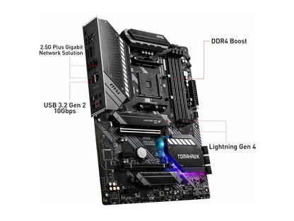 MSI MAG B550 TOMAHAWK AM4 AMD B550 SATA 6Gb/s USB 3.0 ATX AMD Motherboard