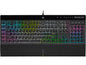 Corsair K55 RGB PRO XT - Dynamic Per-Key RGB Backlighting - Six Macro Keys with Elgato Stream Deck Software Integration - IP42 Dust and Spill-Resistant - Detachable Palm Rest - Media and Volume Keys