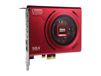 Creative Sound Blaster Z SE Internal PCI-e Gaming Sound Card and DAC, 24-bit / 192 kHz, 116 dB SNR, ASIO, 600O Headphones Amp, Mic EQ, Discrete 5.1 / Virtual 7.1, Supports Dolby Digital Live, DTS