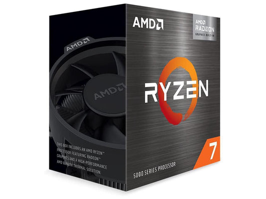 AMD Ryzen 7 5700G - Ryzen 7 5000 G-Series Cezanne (Zen 3) 8-Core 3.8 GHz Socket AM4 65W AMD Radeon Graphics Desktop Processor - 100-000000263