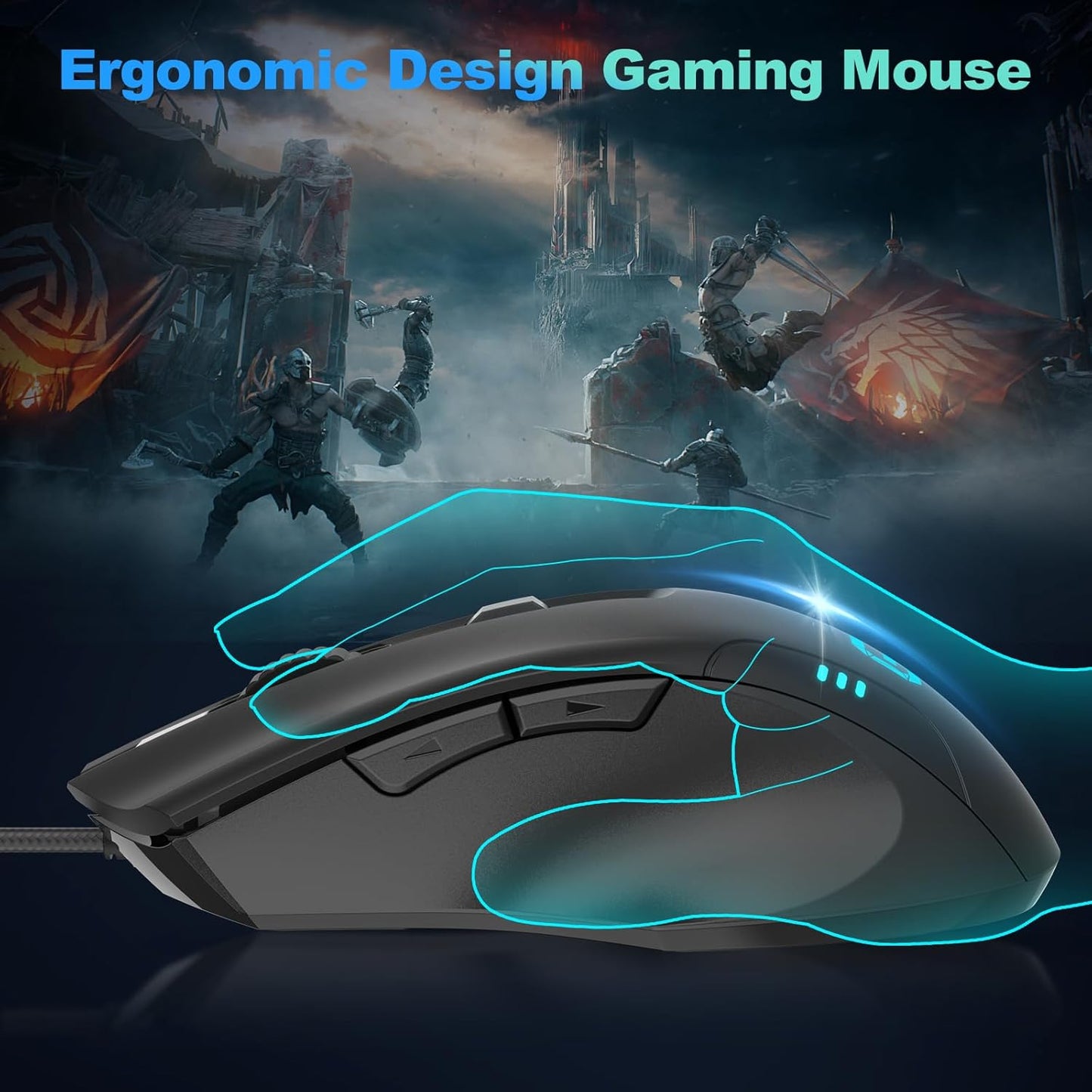 RaceGT Wired RGB Gaming Mouse