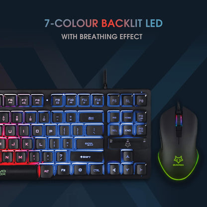 EvoFox X-Team Fireblade Gaming Keyboard Combo