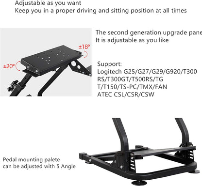 Dshot Racing Wheel Stand for Logitech G25/G27/G29/G920/PS4/Xbox