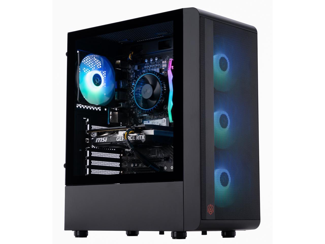 ABS Stratos Aqua Gaming PC - Intel i5 14400F - GeForce RTX 4060 - DLSS 3.5 - AI-Powered Performance - 32GB DDR5 6000MHz - 1TB M.2 NVMe SSD - SA14400F4060