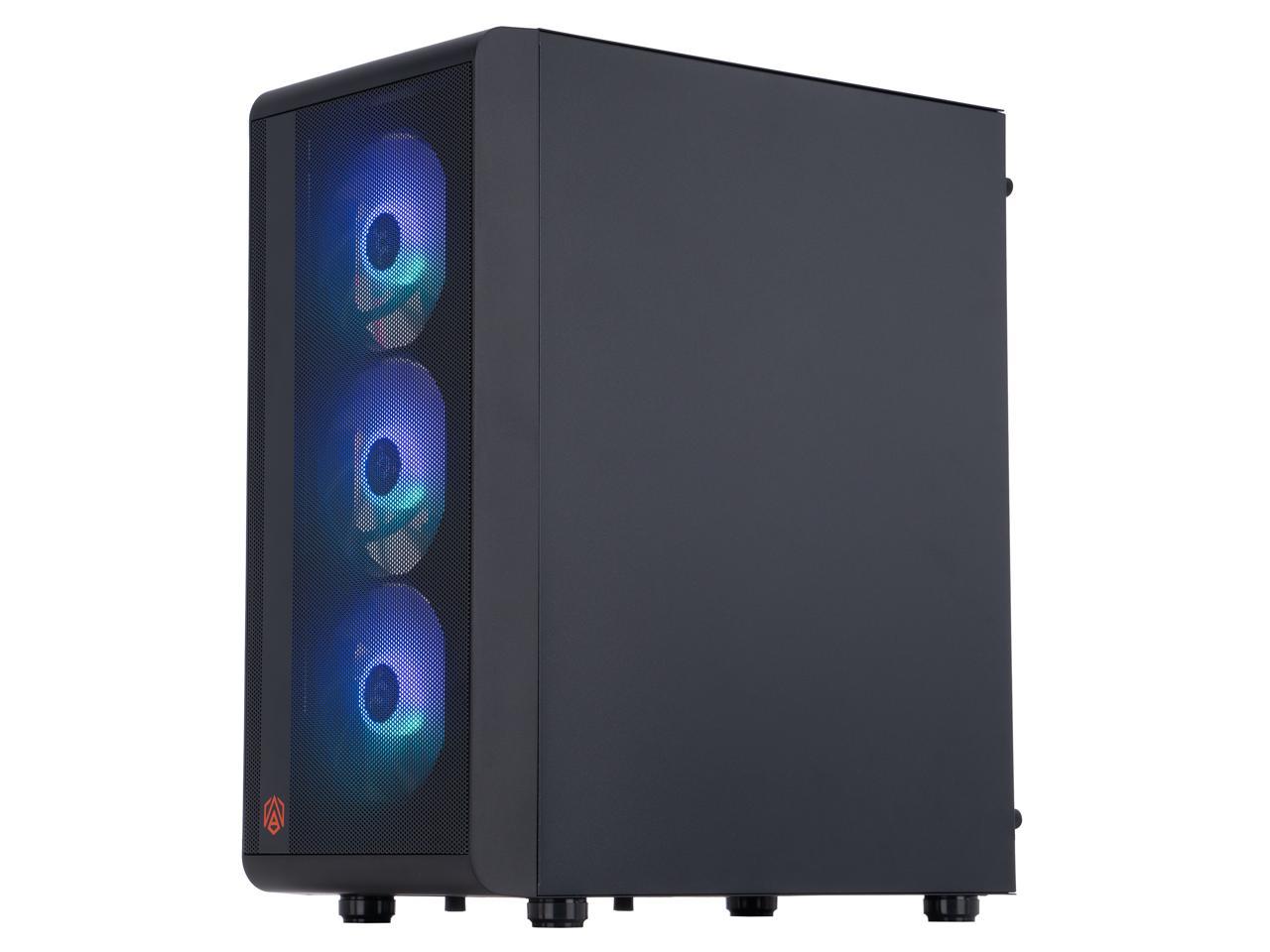 ABS Stratos Aqua Gaming PC - Intel i5 14400F - GeForce RTX 4060 - DLSS 3.5 - AI-Powered Performance - 32GB DDR5 6000MHz - 1TB M.2 NVMe SSD - SA14400F4060