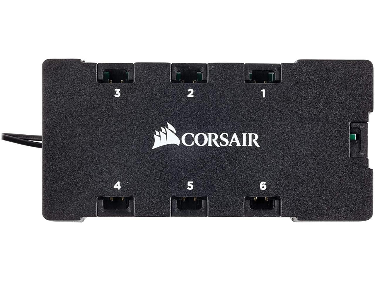 Corsair LL Series CO-9050072-WW LL120 RGB, 120mm Dual Light Loop RGB LED PWM Fan, 3 Fan Pack with Lighting Node PRO