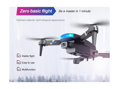 Drones with Dual HD Cameras for Adults,Foldable Remote Control Quadcopter,Wifi Real-time Transmission of Pictures and Videos,Headless Mode, Shooting Function, One Key Return, Altitude Hold