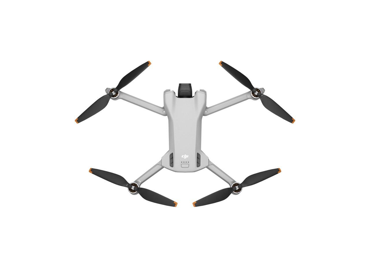 DJI Mini3 4K HD Aerial Drone, Lightweight and Easy to Carry Level 5 Wind Resistant, Multi-angle Intelligent Shooting Quadcopter Drone, 3 Batteries Remote control with screen