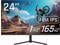 KTC 24 Inch Gaming Monitor 165Hz Full HD 1920 x 1080 Fast IPS, 1ms 144Hz HDR Computer Monitor, HDMI DisplayPort FreeSync G-Sync, Tilt VESA Compatible Eye Care Zero-Frame 23.8 FHD 1080P Black, H24T09P