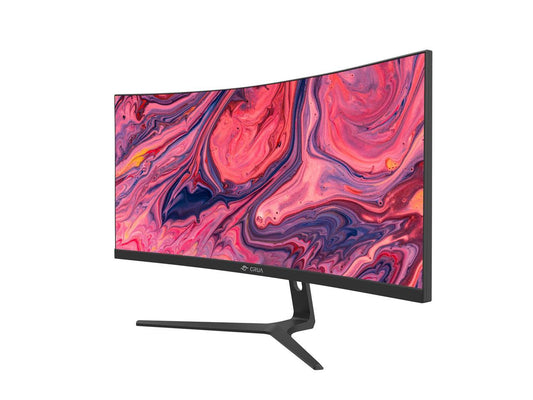 30" Curved Gaming Monitor, 100Hz Ultrawide Computer Monitor- Black