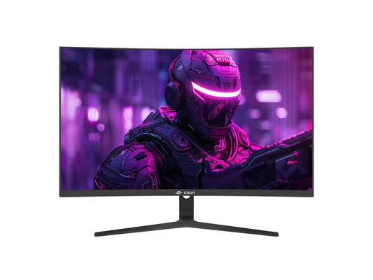 CRUA 27" 180Hz/200Hz Curved Gaming Monitor, FHD 1080P VA Screen 1800R Computer Monitors, 1ms(GTG) with FreeSync, Low Motion Blur, DisplayPort, HDMI, Support Wall Mount Install- Black